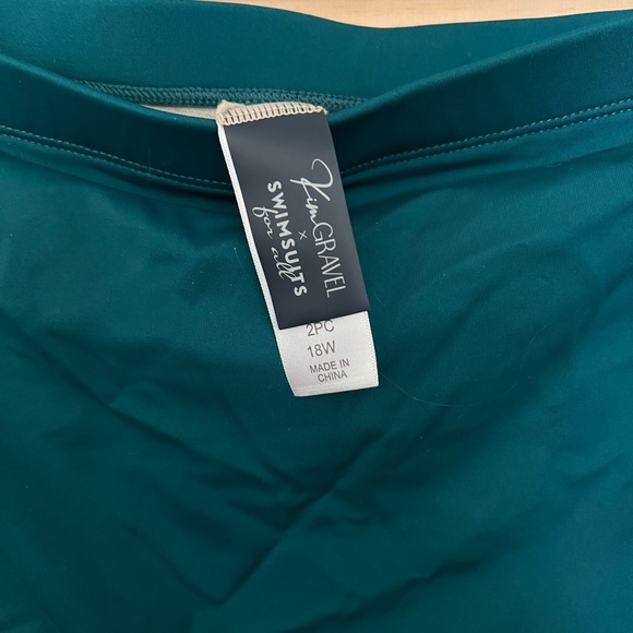 Kim Gravel x Swimsuits for All Zip Front Swim Tee and Brief - Picture 8 of 15